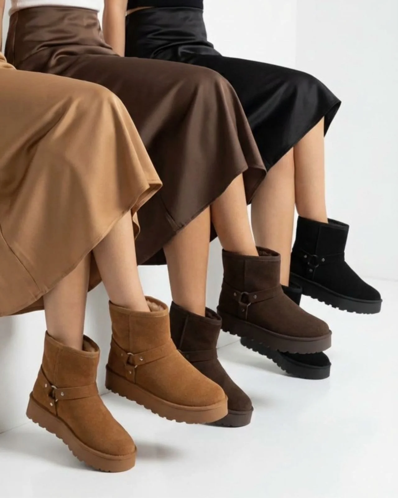 UGG Platform Harness Mini Boots - Image 1