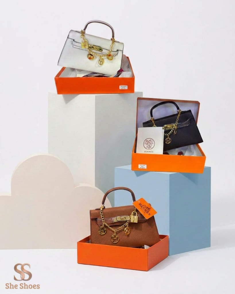 Mini Chain Charm Top Handle Bag - Image 1