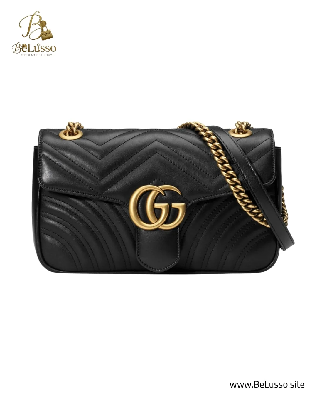 Gucci GG Marmont Small Matelassé Shoulder Bag - Image 1