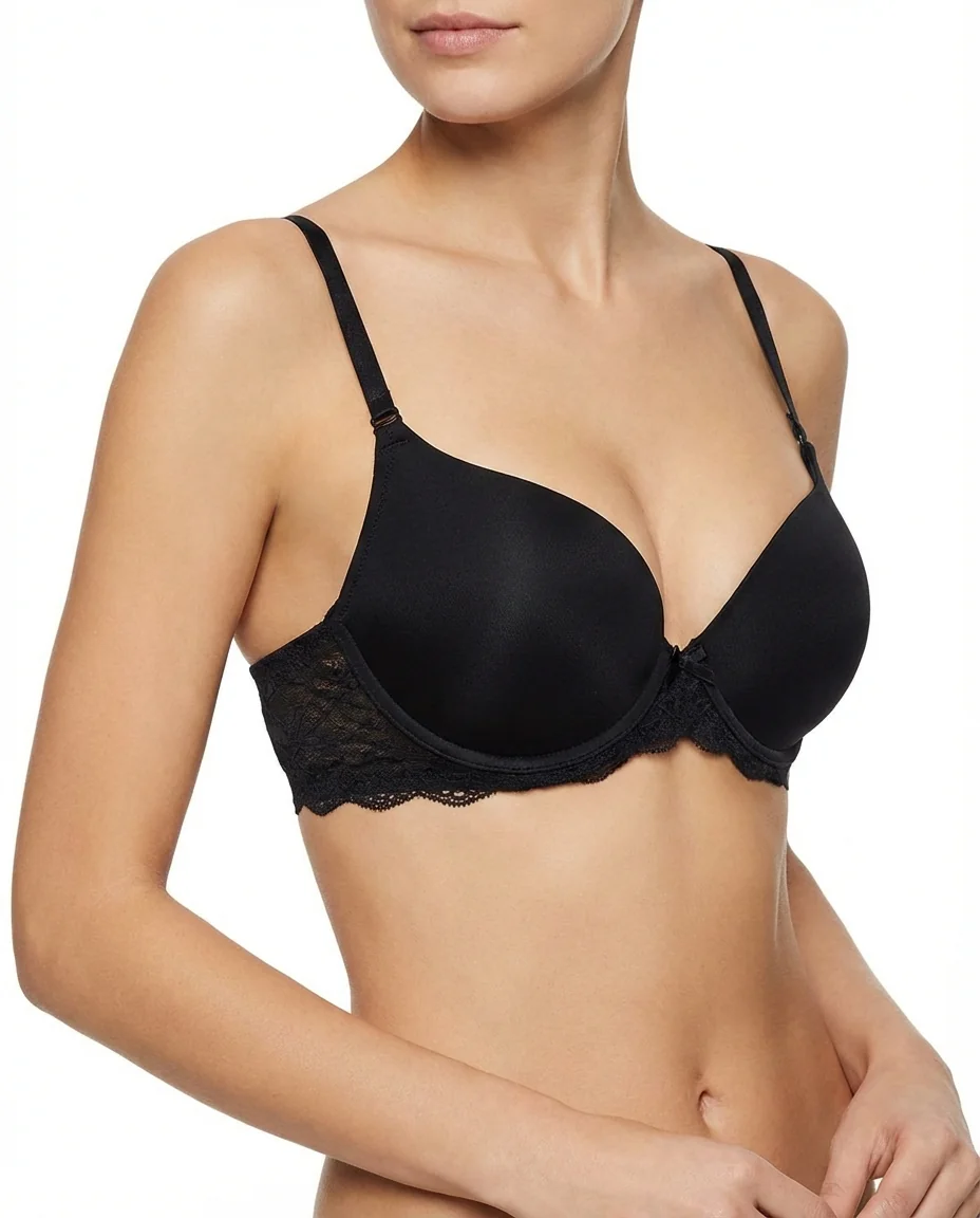 Women’s Lace-Trim Shimmer Bra Crobella Marie France - Image 1