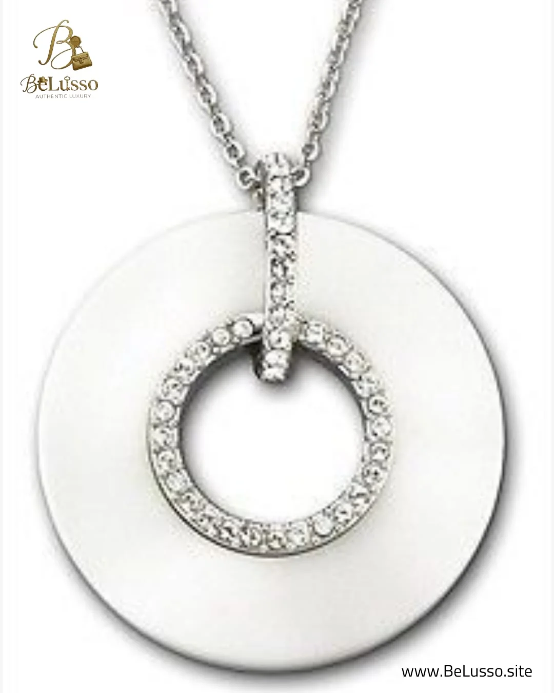 ❌️Sold out❌️Swarovski Circle Pendant Necklace - Image 1