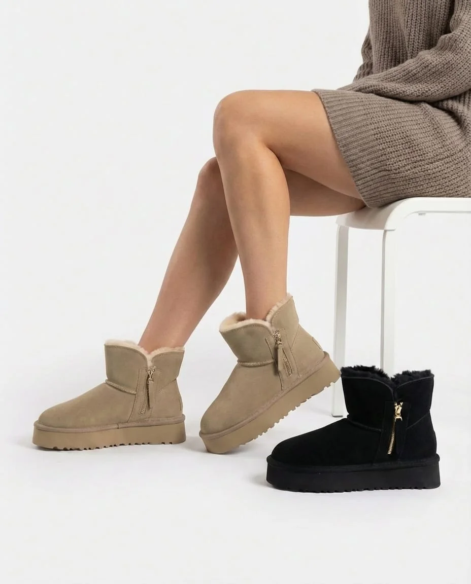 The Luna Zip-Detail Platform Mini - Image 1