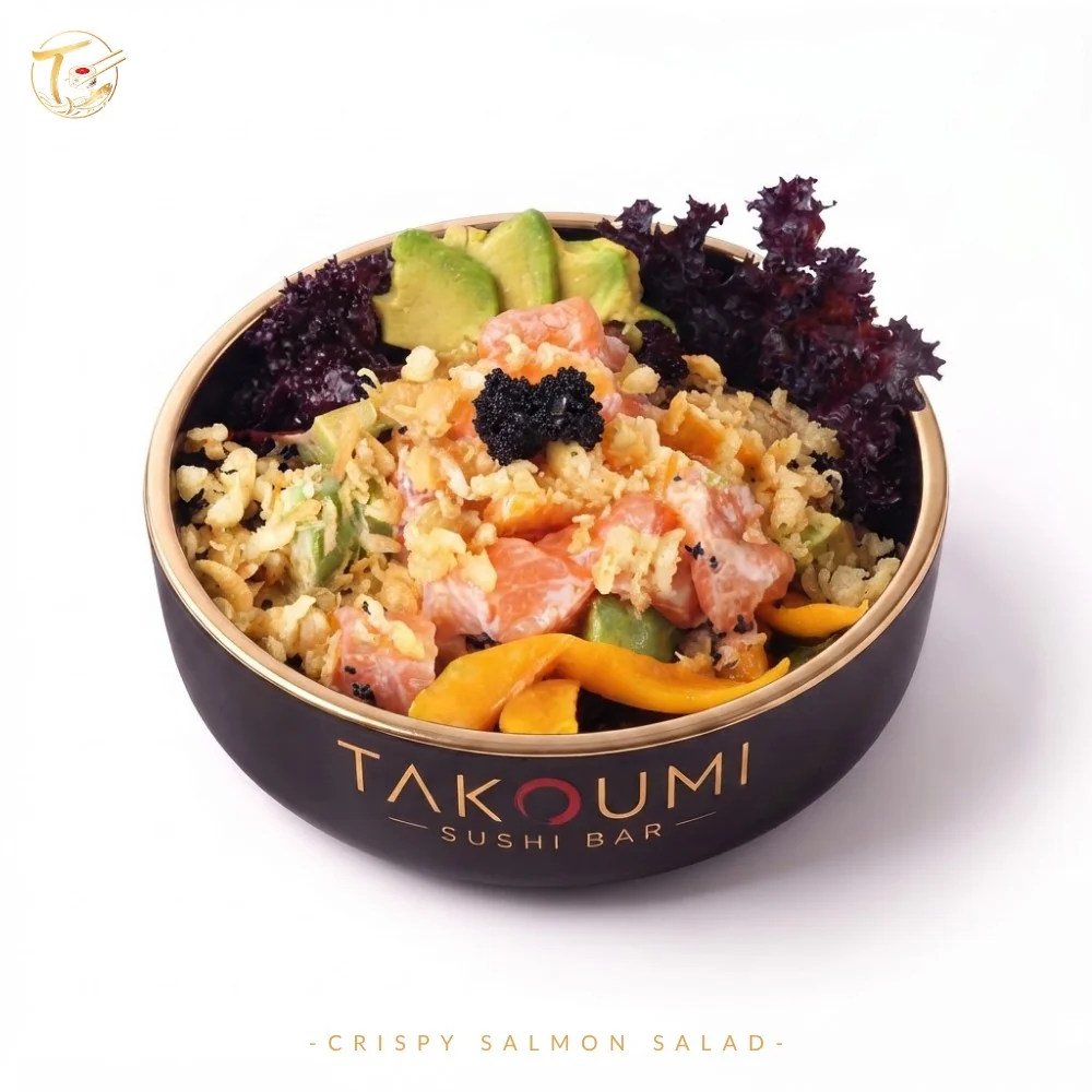 Crispy Salmon Salad