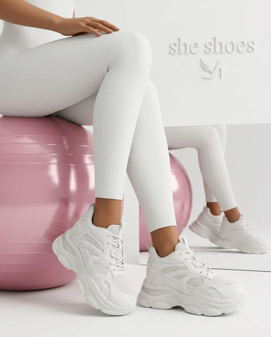 Sculpt-Flow Chunky Platform Sneakers - Image 1