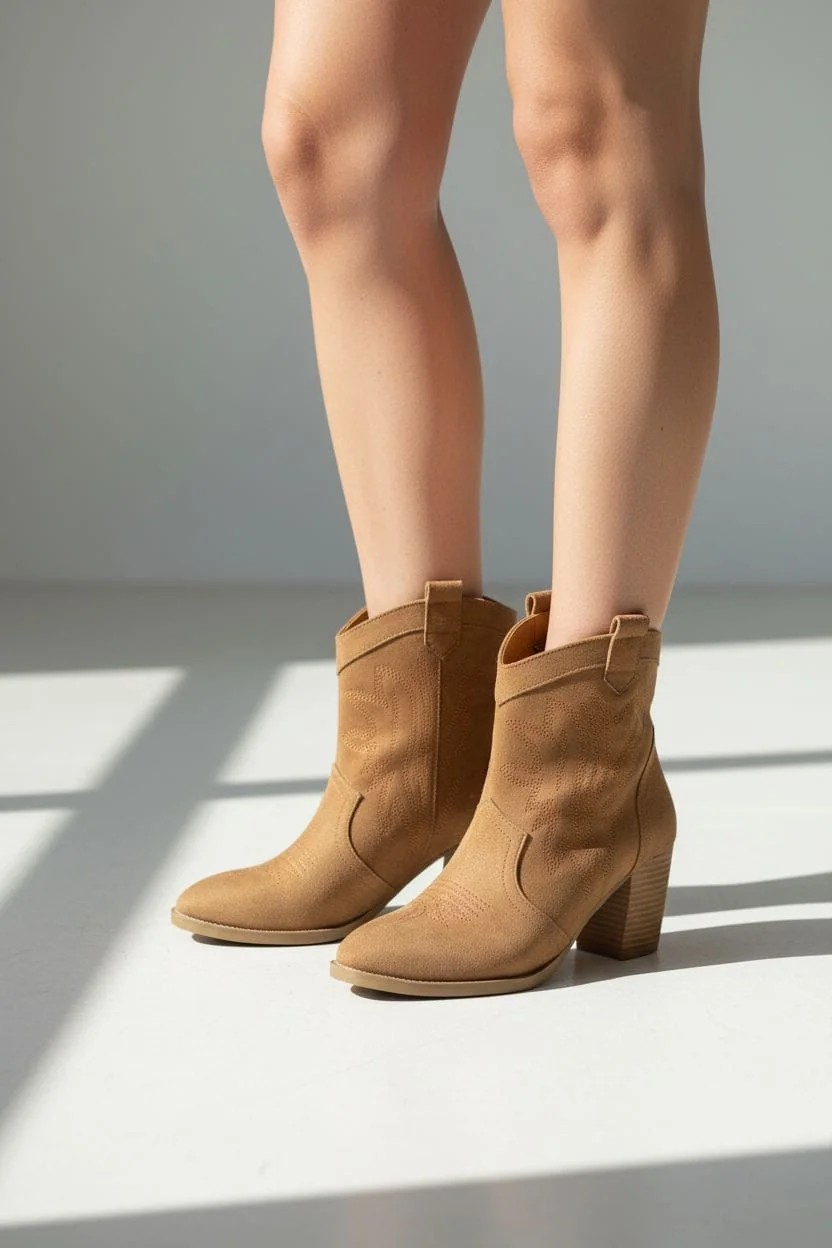 Gowest Western Ankle Boots - Image 1