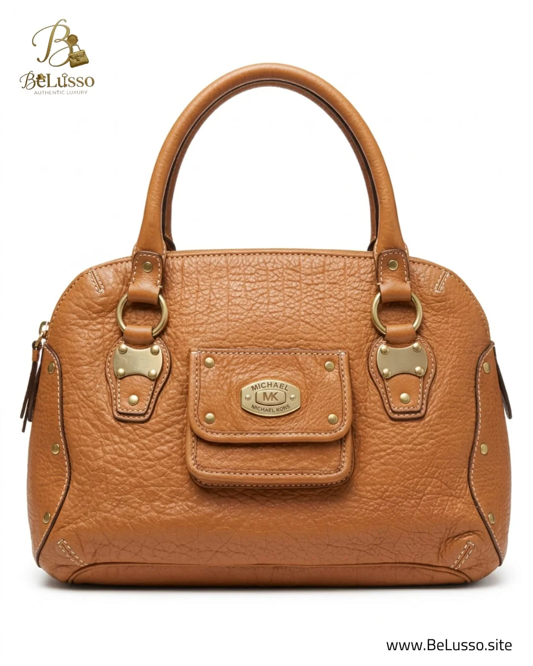 Michael Kors Vintage Satchel in Pebbled Leather - Image 1
