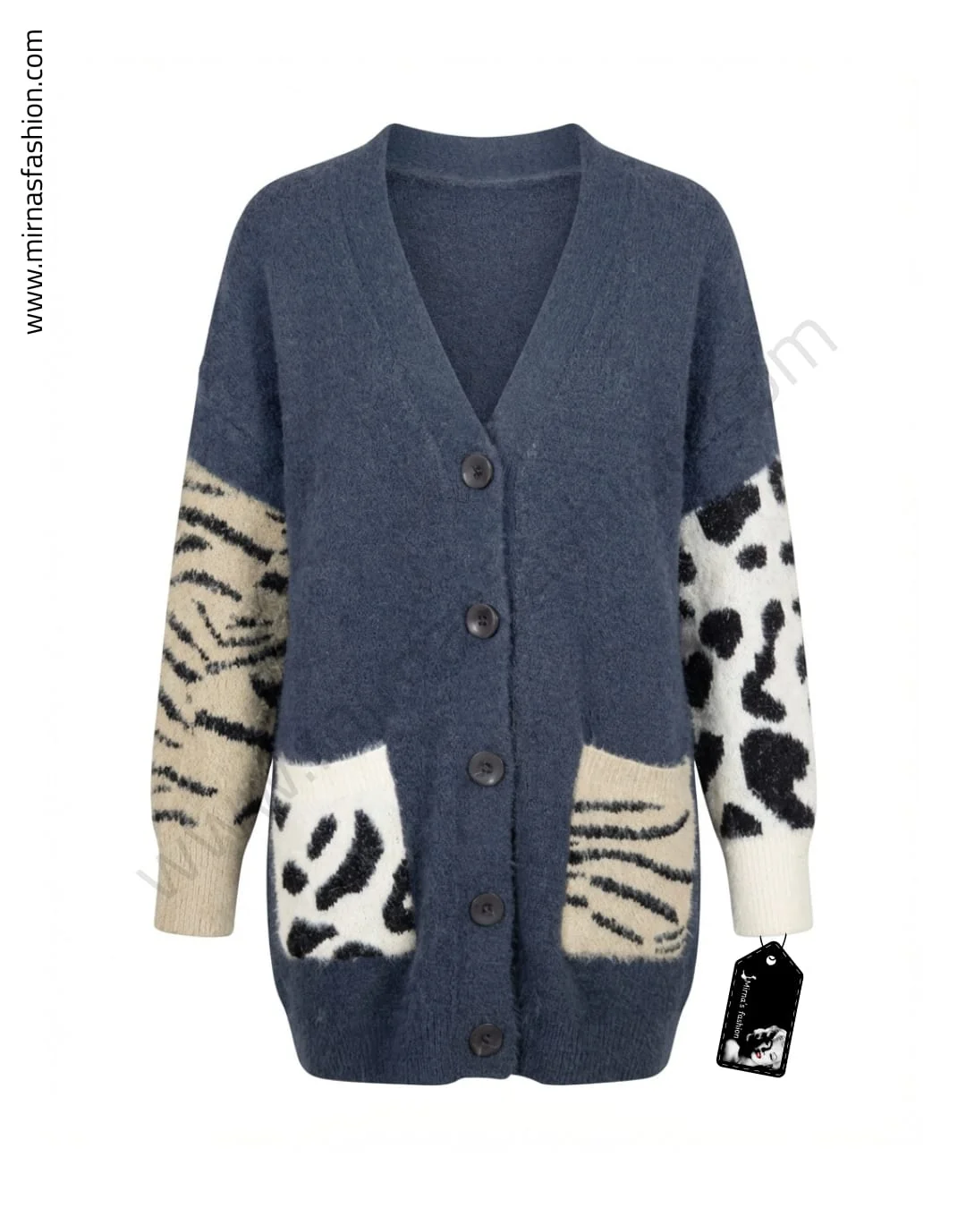 Wild Mix Long Cardigan - Image 1