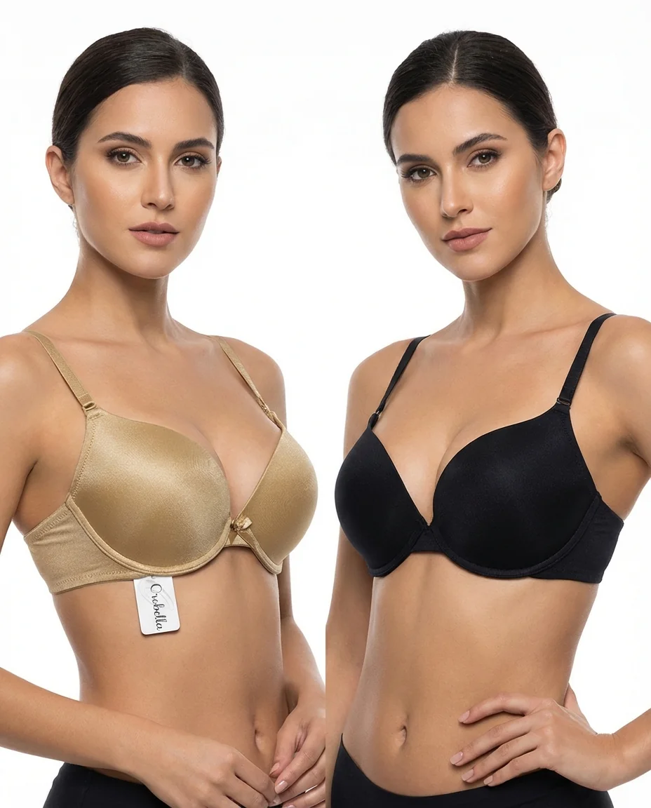 Women’s Shimmer T-Shirt Bra Crobella Marie France. - Image 1