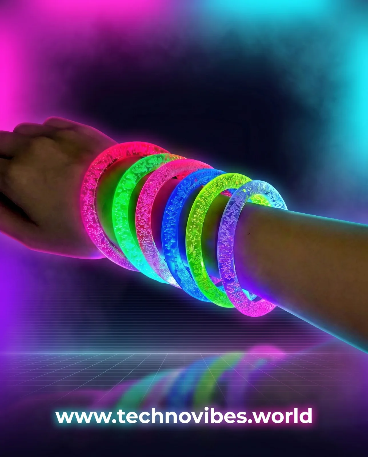 LED Bubble Bracelets