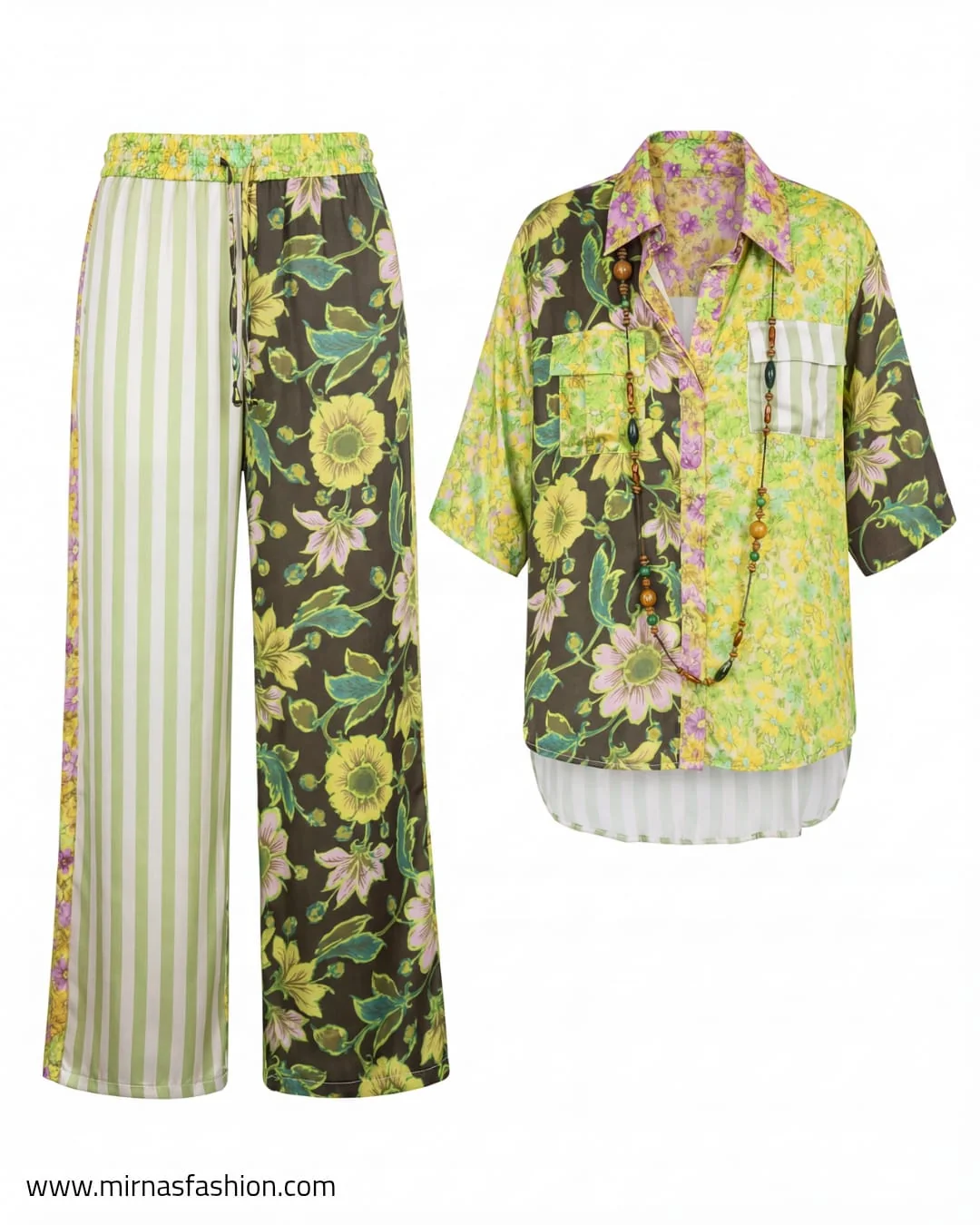 Tropical Mix Print Co-ord Set