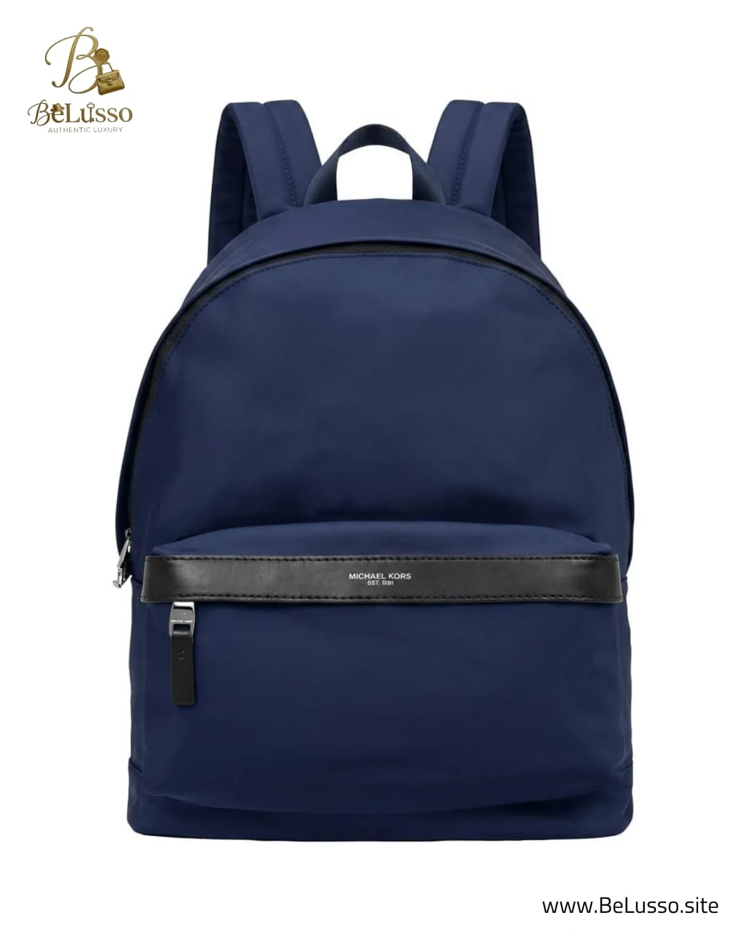 Michael Kors Kent Navy Nylon Backpack - Image 1