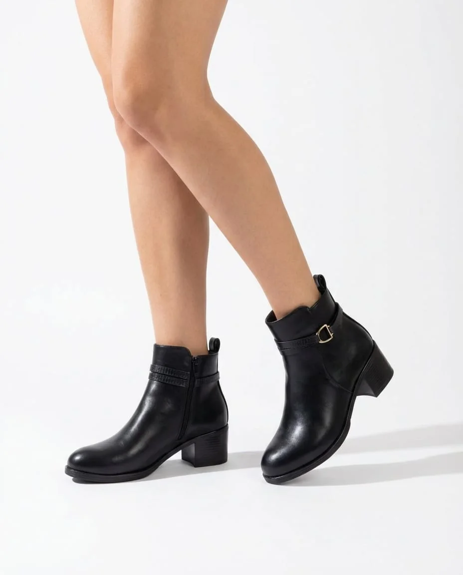 The Celine Buckled Ankle Boot - Image 1