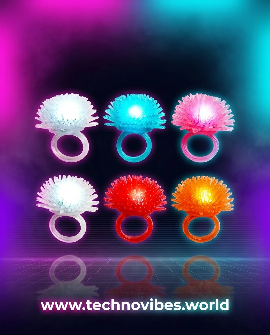 GlowBurst LED Jelly Rings