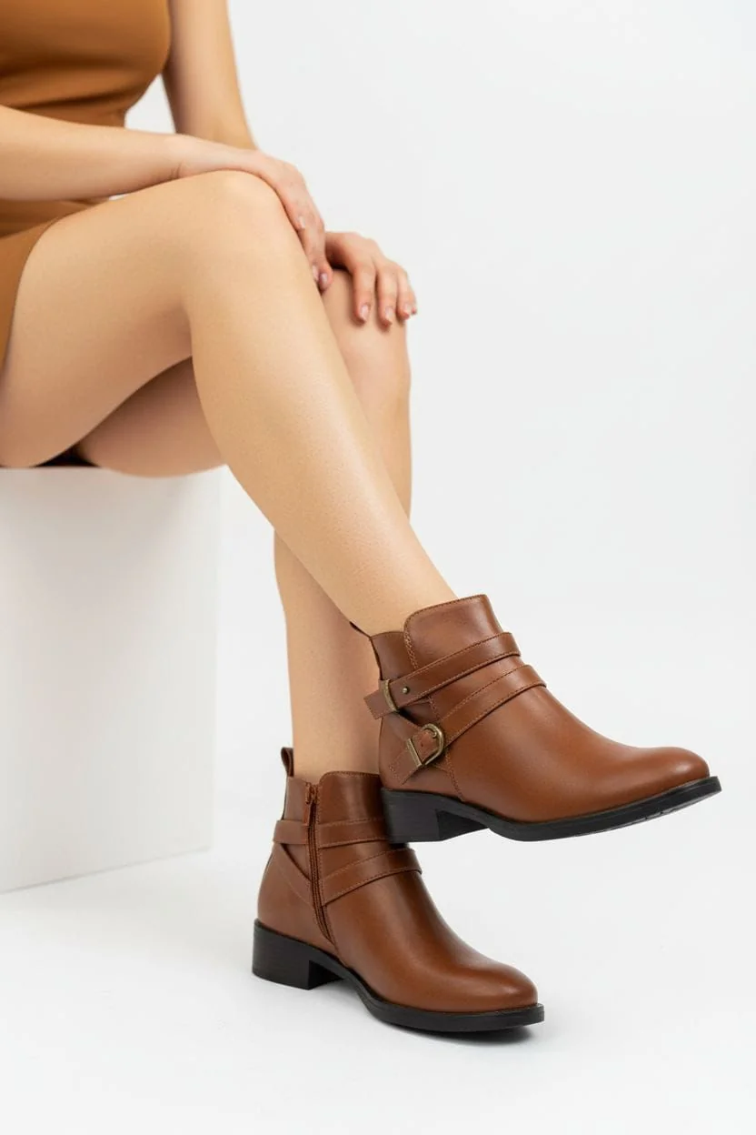 The Heritage Buckle Ankle Boot - Image 1